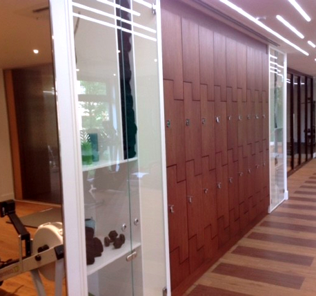 Leisure centre lockers