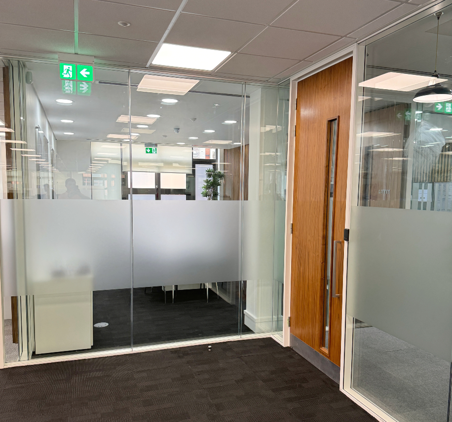Glazed meeting room